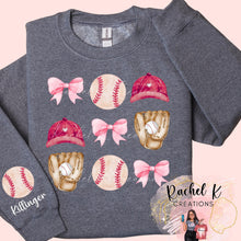 Load image into Gallery viewer, Bows & Baseball/Softball