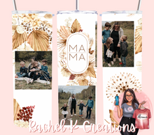 Load image into Gallery viewer, Boho photo tumbler (Mama, Nana, Gram, Mimi, etc.)