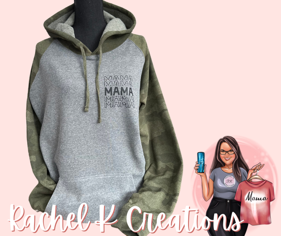 Mama camo hoodie hotsell