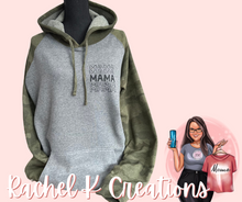 Load image into Gallery viewer, Stacked Mama Camo Sleeve Hoodie