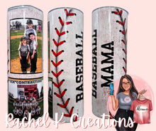 Load image into Gallery viewer, Custom Baseball Tumbler