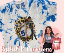 Load image into Gallery viewer, Sports fan tshirt with your kiddos picture!