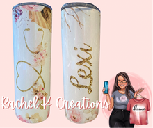 Load image into Gallery viewer, Personalized Floral Nursing Stethoscope Tumbler