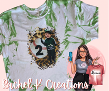 Load image into Gallery viewer, Sports fan tshirt with your kiddos picture!