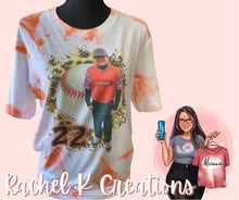 Load image into Gallery viewer, Sports fan tshirt with your kiddos picture!