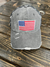Load image into Gallery viewer, Embroidered Flag w/ stars on the back
