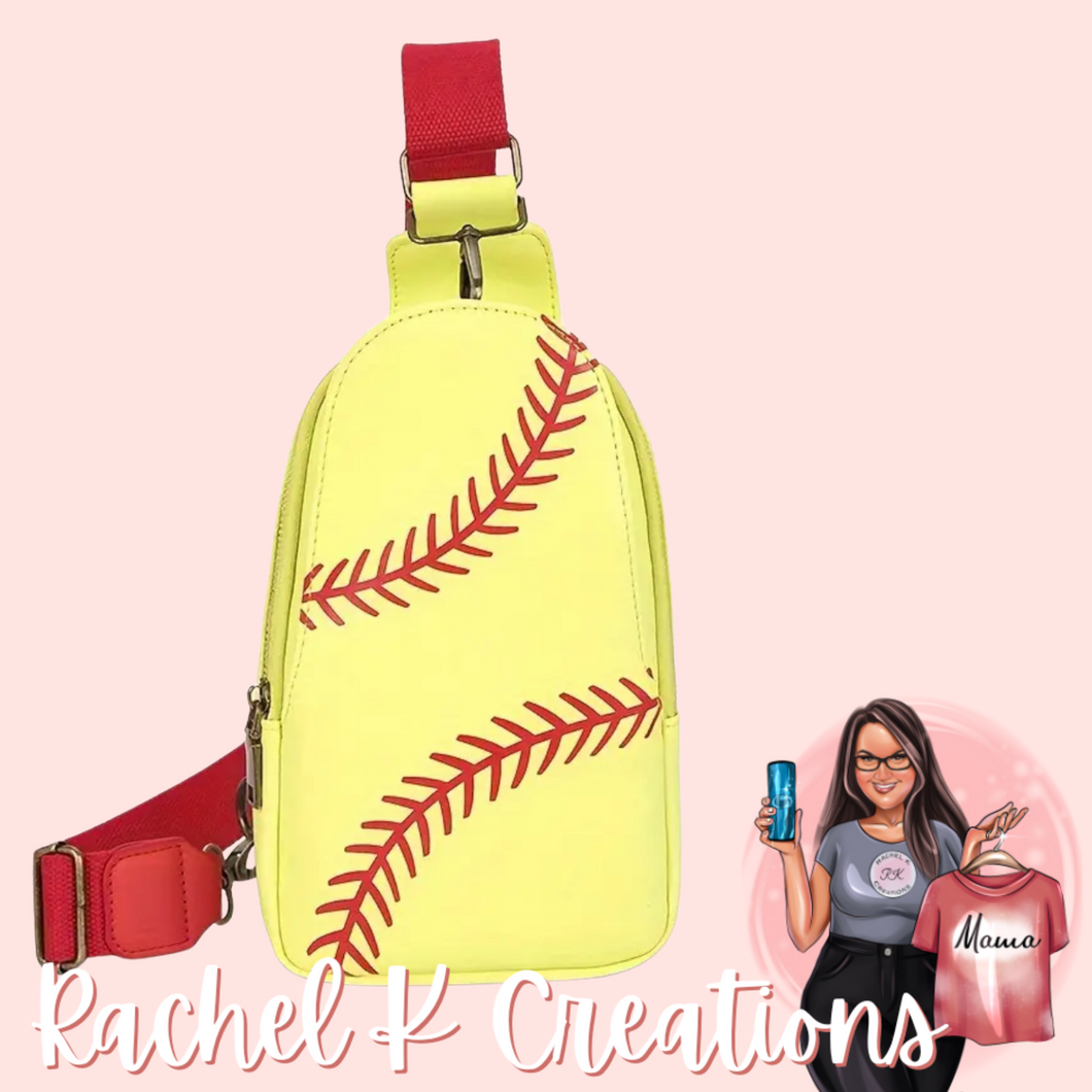 Softball sling bag