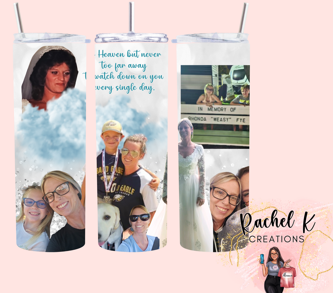 Custom 20oz skinny tumbler