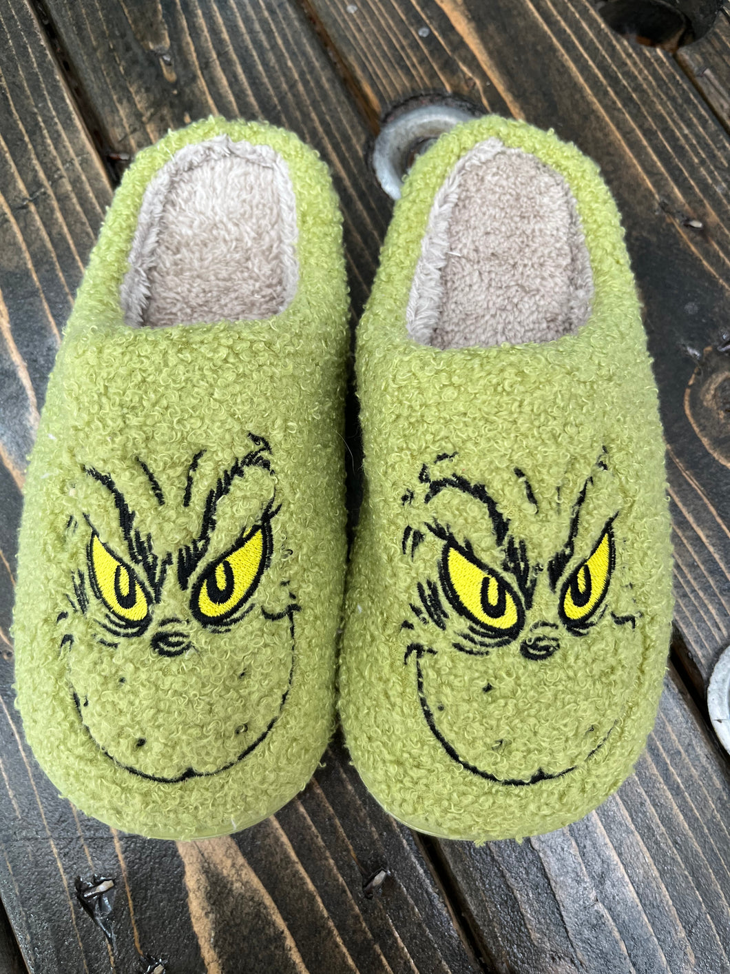 All Green G-Man Slippers