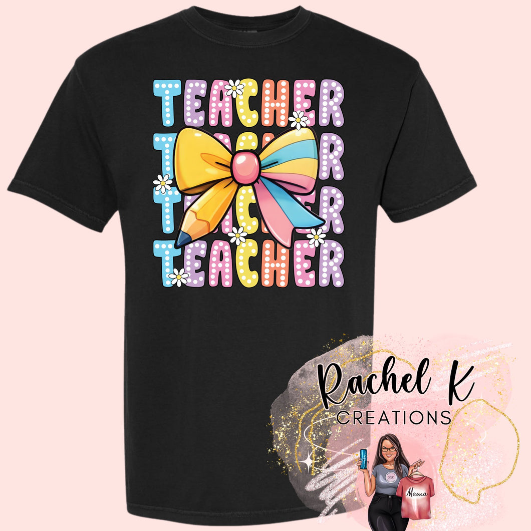 Daisy Dot Teacher Tee