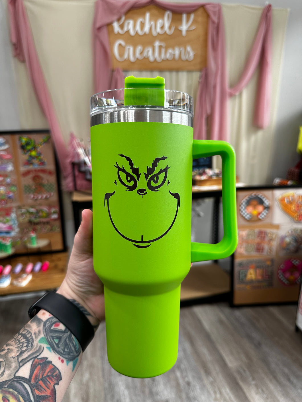 Green Guy- Green Tumbler