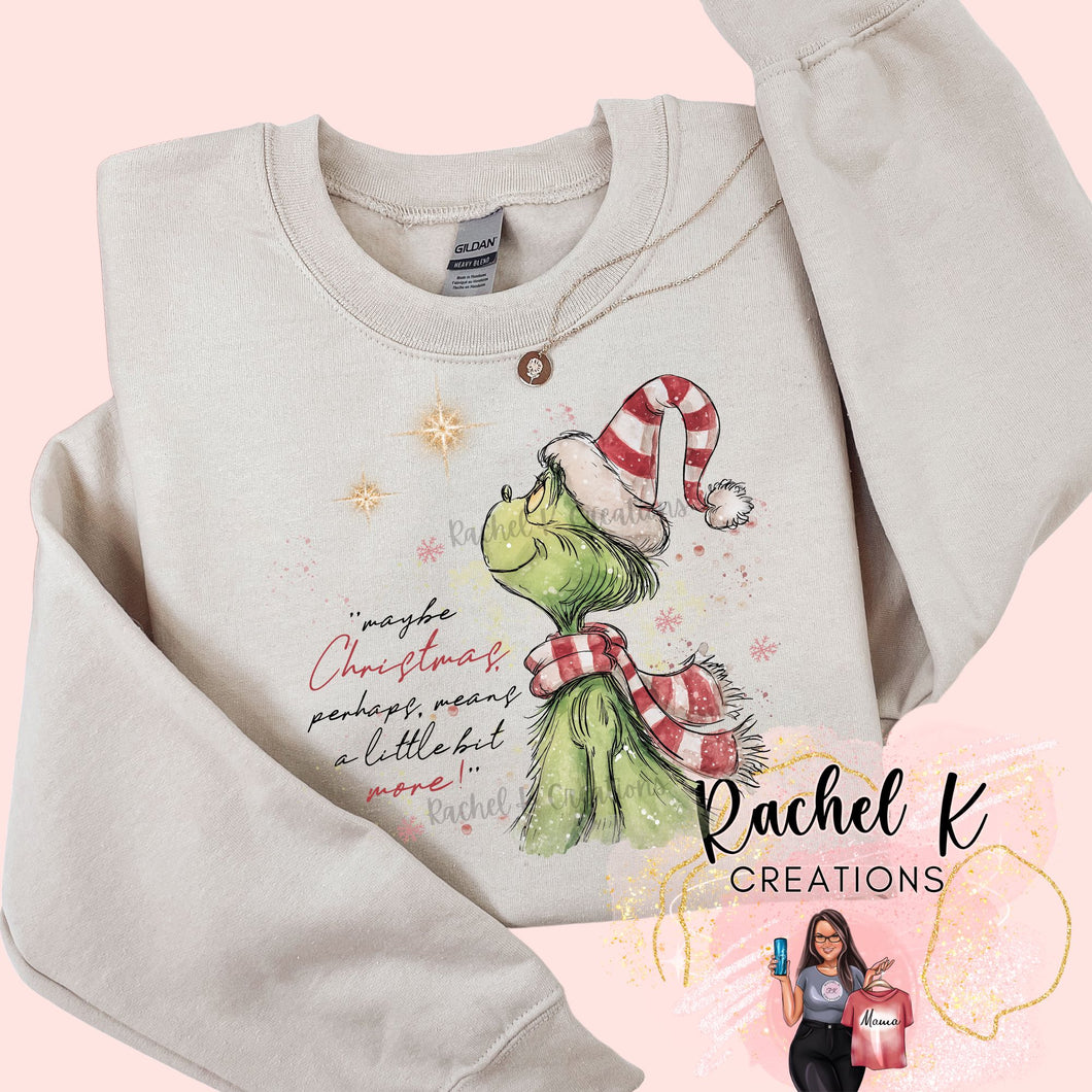 G💚 Maybe Christmas, perhaps, means a little bit more.