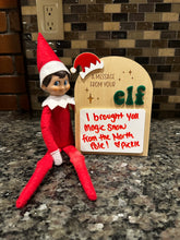 Load image into Gallery viewer, A message from your Elf - dry erase board
