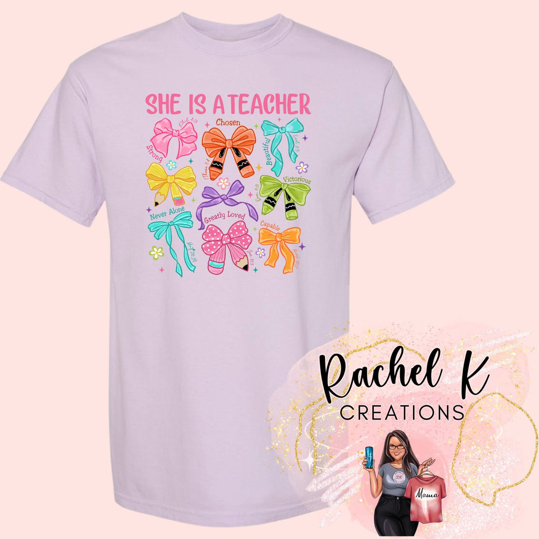 She is a Teacher