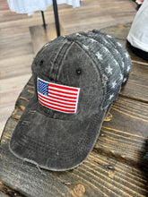 Load image into Gallery viewer, Embroidered Flag w/ stars on the back

