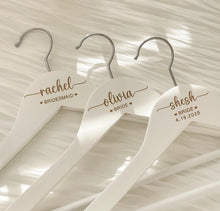 Load image into Gallery viewer, Wooden Wedding Hangers
