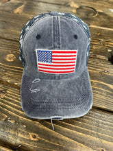 Load image into Gallery viewer, Embroidered Flag w/ stars on the back
