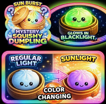 Load image into Gallery viewer, Color changing + glow in the dark dumpling
