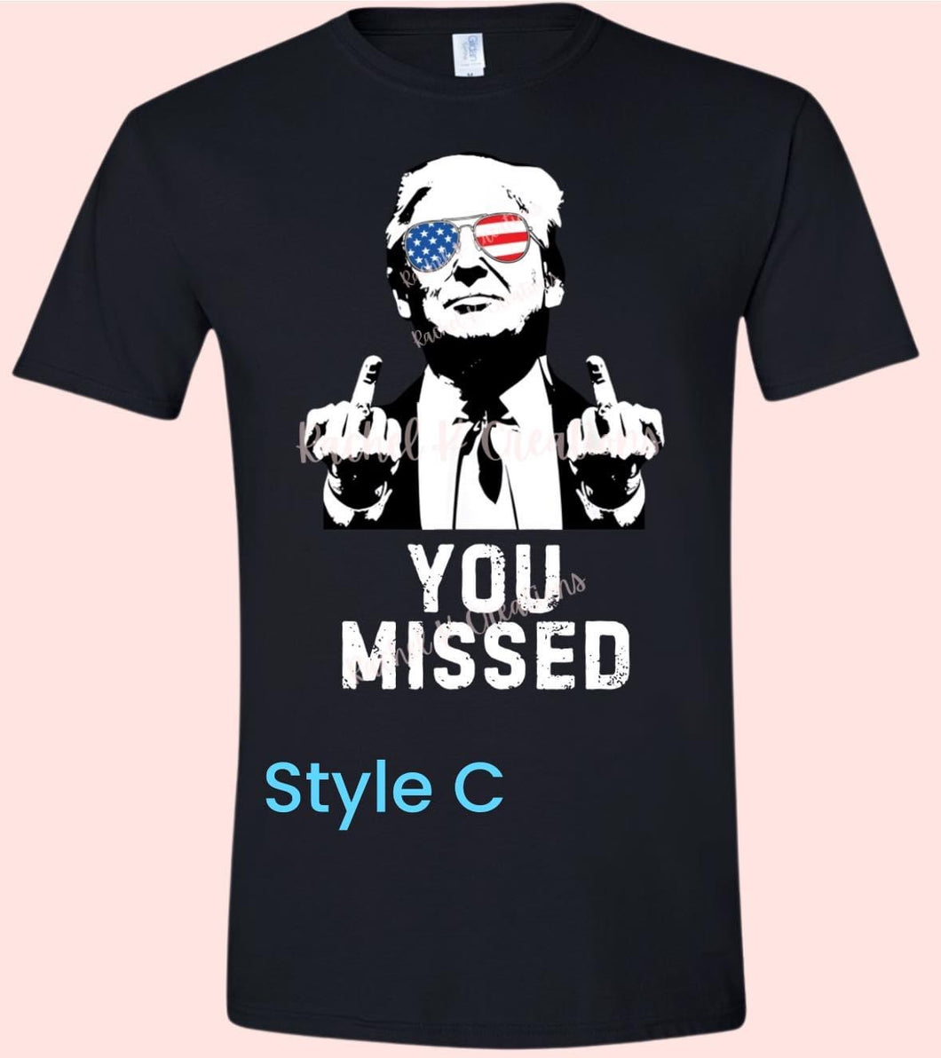 You missed - Style C