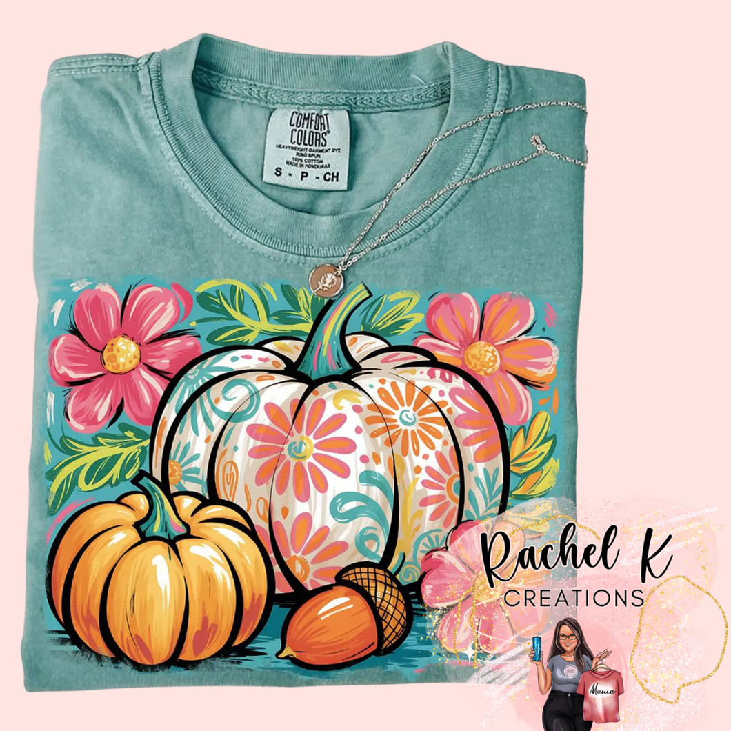 Floral Pumpkins 🎃🌸