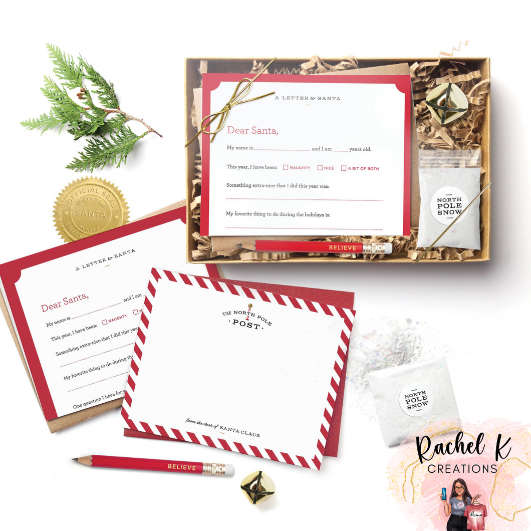 Santa letter kit