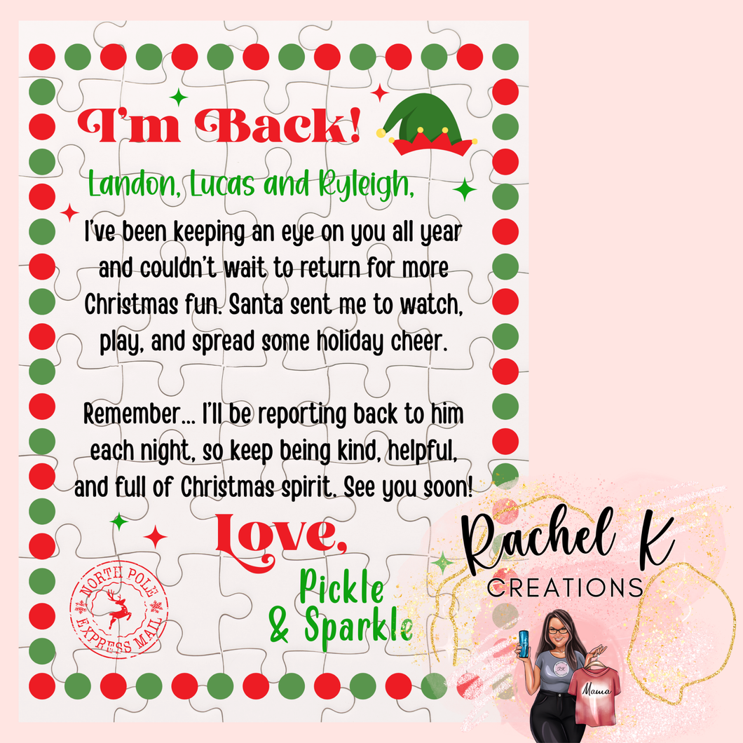 Personalized Elf Puzzle