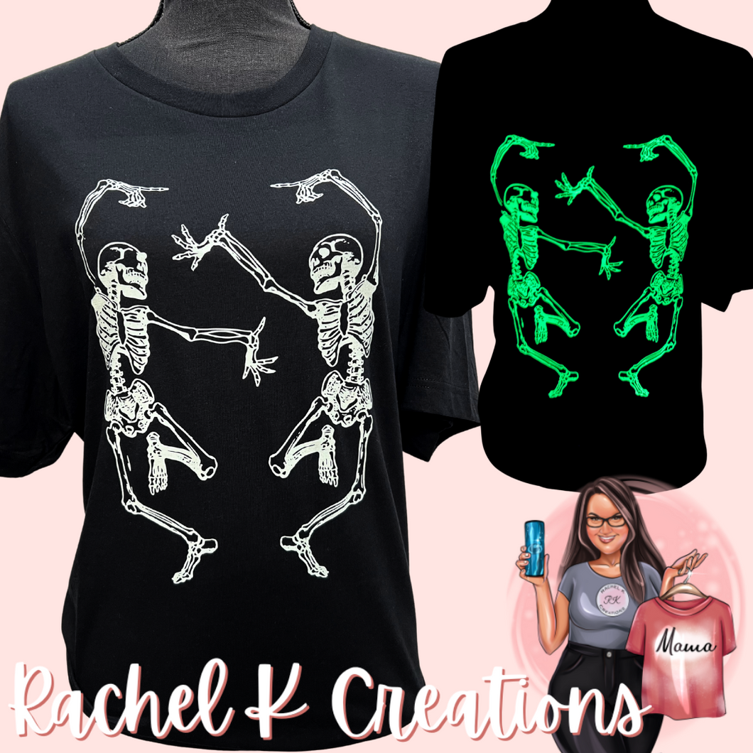 Glow in the dark 💚 Dancing Skellies