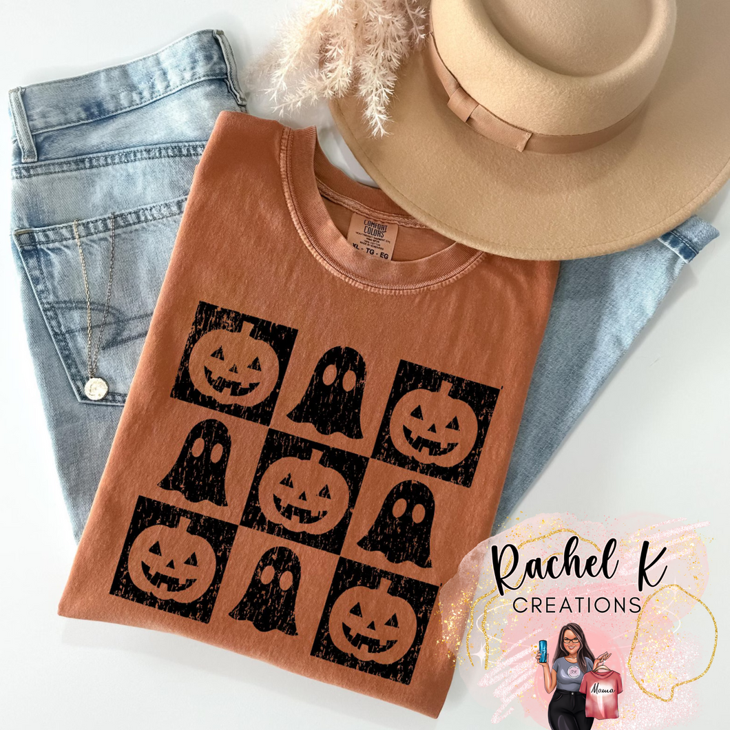 Pumpkin Ghost Collage
