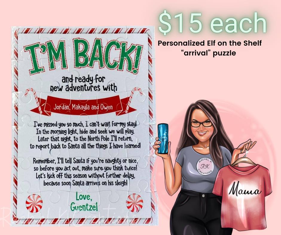 Elf on the shelf puzzle