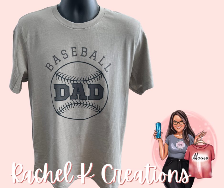 Baseball Dad - or customize your name! (Uncle, Pap, etc.)