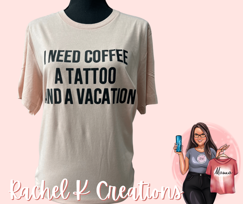 I need a coffee ☕️ a tattoo and a vacation 🖤