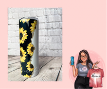 Load image into Gallery viewer, Customized Sunflower Tumbler
