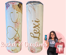 Load image into Gallery viewer, Personalized Floral Nursing Stethoscope Tumbler
