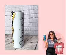 Load image into Gallery viewer, Customized Sunflower Tumbler
