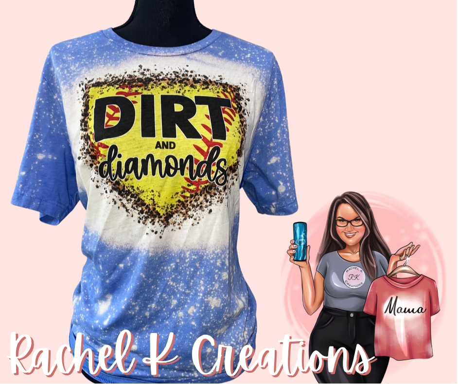 Softball Dirt and diamonds 🥎 Customizable