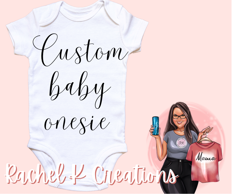 Custom baby onesie